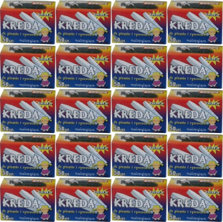 MAR-BOR tabuľová krieda 50 ks.